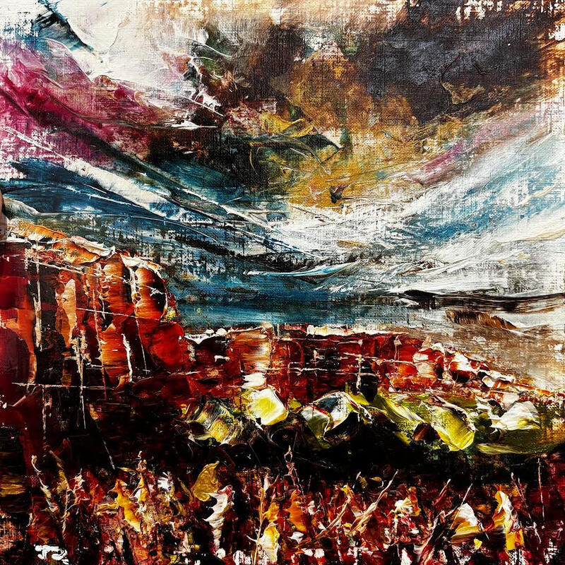 Painting Arizona wind by Reymond Pierre | Painting Figurative Oil