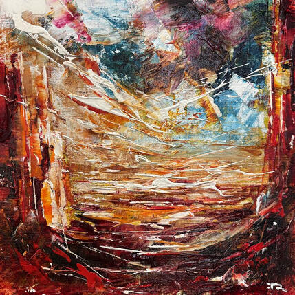 Painting Sedona sunset by Reymond Pierre | Painting Figurative Oil