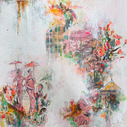 Painting L'aire de repos by Bergeron Marie-Josée | Painting