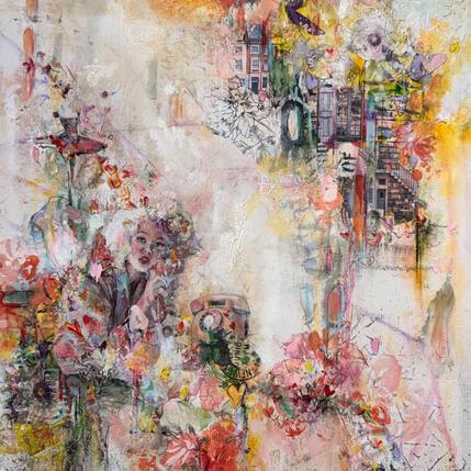 Painting Les complices by Bergeron Marie-Josée | Painting