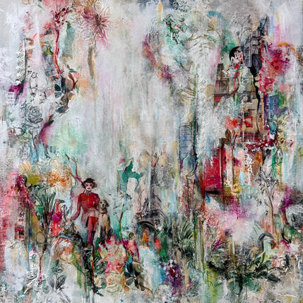 Painting Les amis fidèles by Bergeron Marie-Josée | Painting