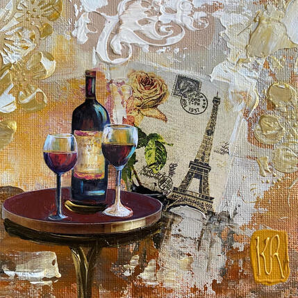 Gemälde 18h00 von Romanelli Karine | Gemälde