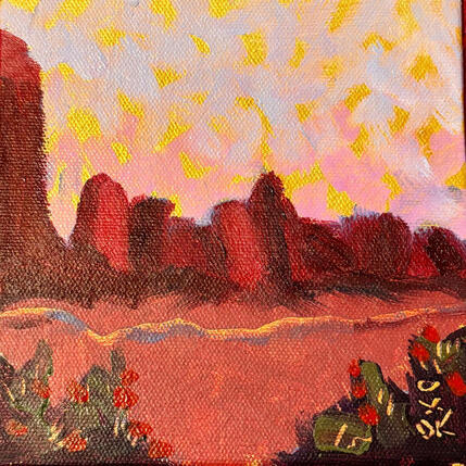 Peinture Sundae  par O'Donnell Karen | Tableau Impressionnisme Huile Paysages