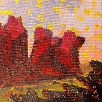 Peinture Coffee Pot par O'Donnell Karen | Tableau Impressionnisme Huile Paysages