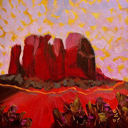 Painting Gathering  by O'Donnell Karen | Painting Impressionism Oil Landscapes, Pop icons