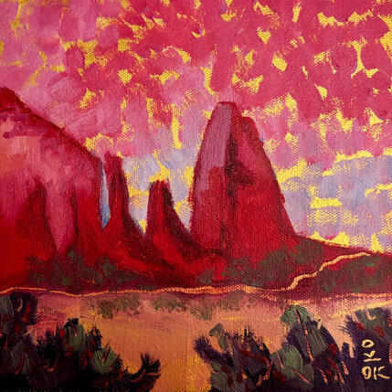 Painting Prayer Hands  by O'Donnell Karen | Painting Impressionism Oil Landscapes, Pop icons