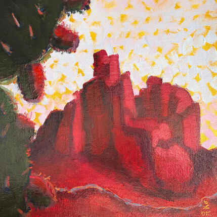 Peinture Barbs and Bell par O'Donnell Karen | Tableau Impressionnisme Huile Paysages