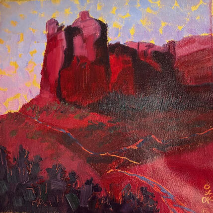 Peinture Posse Grounds par O'Donnell Karen | Tableau Impressionnisme Huile Paysages