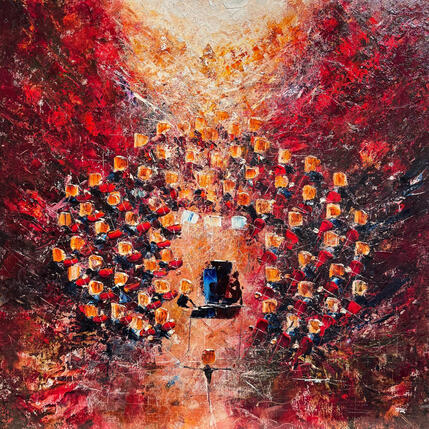 Painting Concert flamboyant by Reymond Pierre | Painting