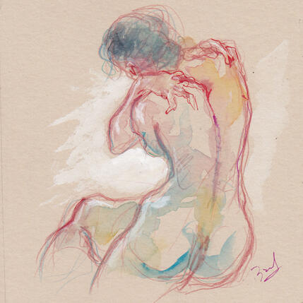 Gemälde Aurora de dos - 2026 von Brunel Sébastien | Gemälde