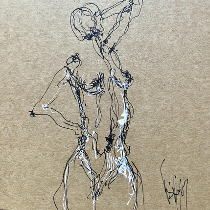 Painting Louise by Sahuc François | Painting