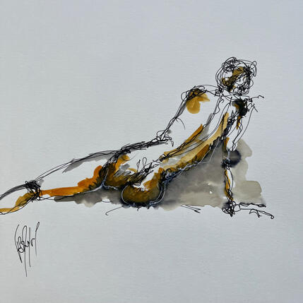 Painting Adèle by Sahuc François | Painting