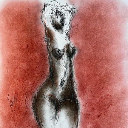 Painting Charline by Sahuc François | Painting