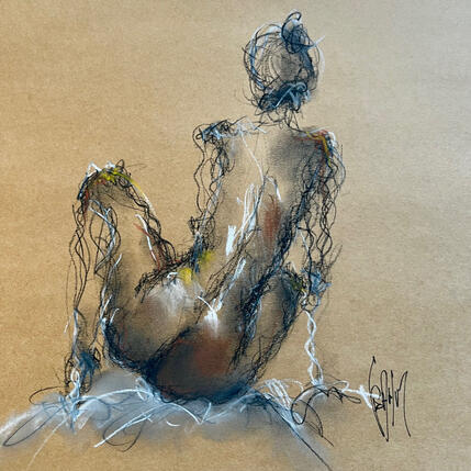 Painting Olga by Sahuc François | Painting