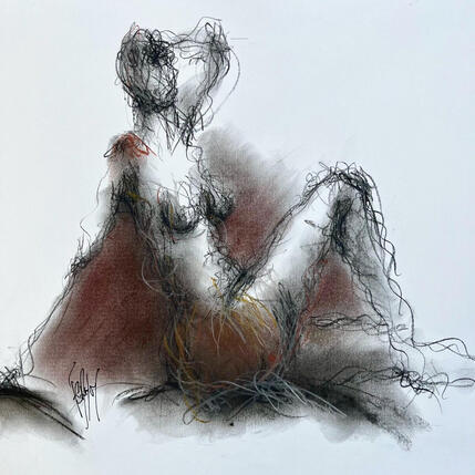 Painting Jeane by Sahuc François | Painting