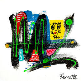 Peinture MERUS par Perrotte | Tableau