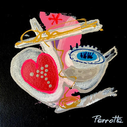 Peinture AMOR par Perrotte | Tableau