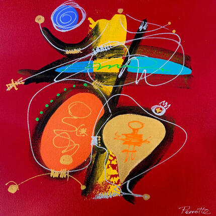 Painting CALYX by Perrotte | Painting