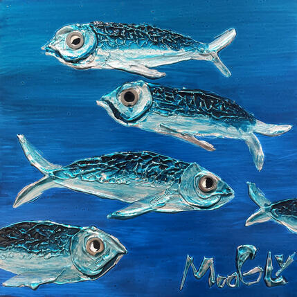 Pintura SOCIABLUS por Moogly | Pintura  Iconos pop