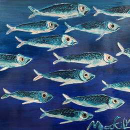 Painting ROUTINUS by Moogly | Painting Raw art Acrylic, Pigments, Resin Animals