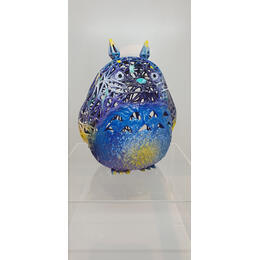 Skulptur Nuit Totoro von Shenoda | Skulptur Pop-Art Graffiti, Harz