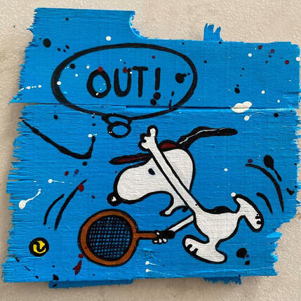 Painting F1 OUT ! by Marie G.  | Painting