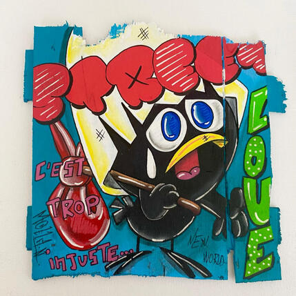 Pintura Love por Molla Nathalie  | Pintura Pop art Acrílico, Madera, Posca Iconos pop