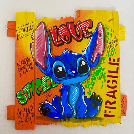 Pintura Street por Molla Nathalie  | Pintura Pop art Acrílico, Madera, Posca Iconos pop