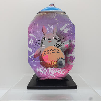 Skulptur Totoro cute von Lemoine Mael | Skulptur Pop-Art Acryl, Graffiti Pop-Ikonen