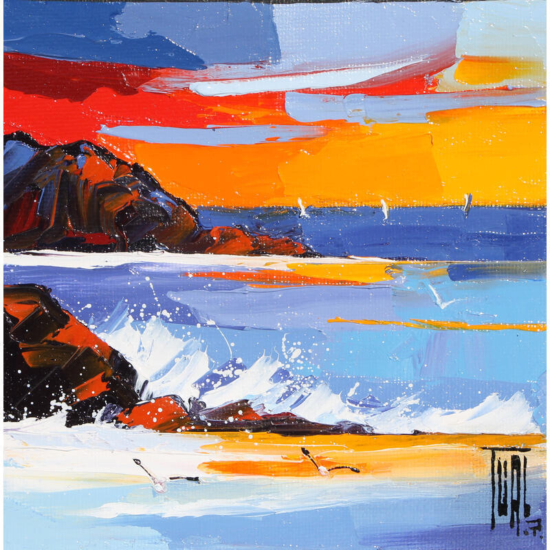 Peinture Brise côtière par Tual Pierrick | Tableau
