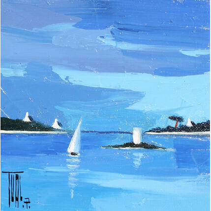 Painting Reflet by Tual Pierrick | Painting