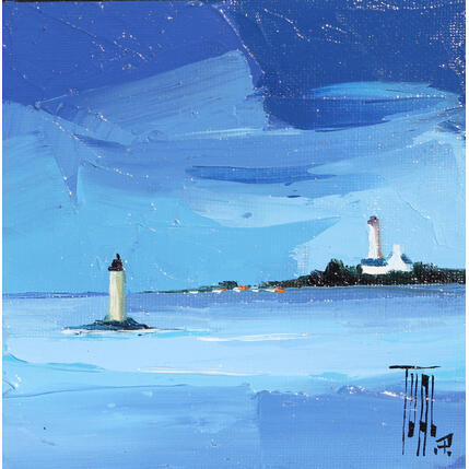 Pintura La bouée por Tual Pierrick | Pintura