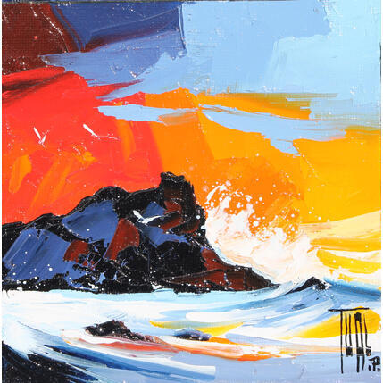 Painting La vague by Tual Pierrick | Painting