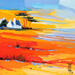 Pintura Les pieds dans l'eau por Tual Pierrick | Pintura