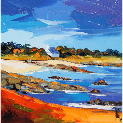 Painting Rivage by Tual Pierrick | Painting