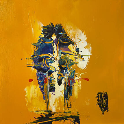 Peinture Tout Contre par Raffin Christian | Tableau