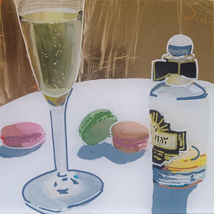 Painting William et Henry aimaient les saveurs colorées by Auriol Philippe | Painting Figurative Acrylic, Plexiglass, Posca Still-life