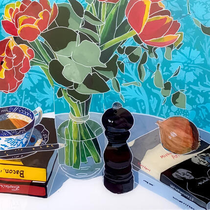 Painting Andy épiça la rencontre by Auriol Philippe | Painting