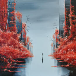 Painting Où vont les rêves ? by Galloro Maurizio | Painting