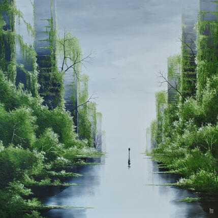 Painting La beauté du monde  by Galloro Maurizio | Painting Figurative Oil Urban