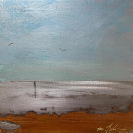 Peinture Plage des 3 digues 1 par Mahieu Bertrand | Tableau