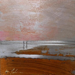 Peinture Coucher de soleil  par Mahieu Bertrand | Tableau