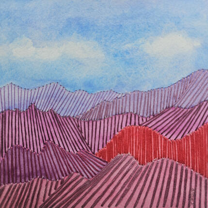 Painting Earthbound lines by Vazquez Laila | Painting