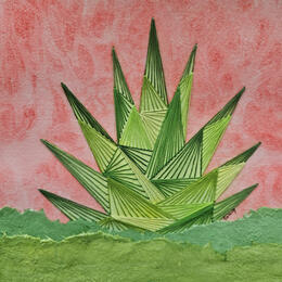 Peinture Held in pink heat par Vazquez Laila | Tableau Figuratif Aquarelle, Papier Nature