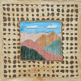 Painting Distant mountains by Vazquez Laila | Painting