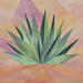Painting A rare beauty by Vazquez Laila | Painting Figurative Nature Watercolor Textile