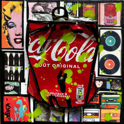 Peinture POP COKE par Costa Sophie | Tableau