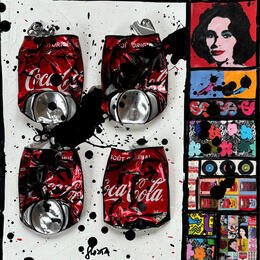 Painting POP COKE  by Costa Sophie | Painting