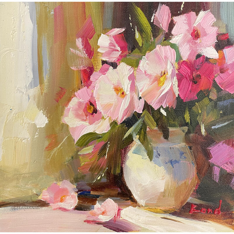 Peinture Floral impulse par Bond Tetiana | Tableau Figuratif Huile