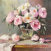 Peinture Treatise on petal par Bond Tetiana | Tableau Figuratif Huile